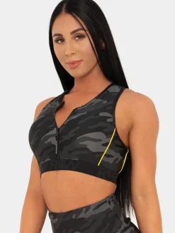 Women Ryderwear Sports Bras | BF Zip Up port Bra