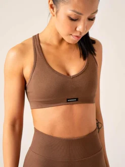 Women Ryderwear Sports Bras|Womens Seamless | Circuit Rib eae port Bra