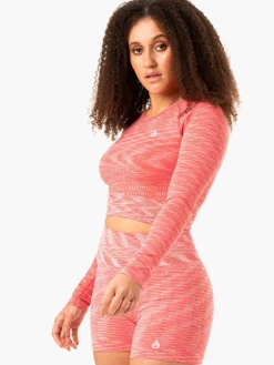 Women Ryderwear Tops|Womens Seamless | Evove eae ong eeve Top