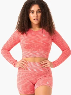 Women Ryderwear Tops|Womens Seamless | Evove eae ong eeve Top