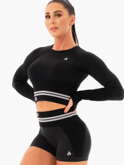 Women Ryderwear Tops|Womens Seamless | Freetye eae ong eeve Crop