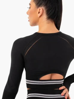 Women Ryderwear Tops|Womens Seamless | Freetye eae ong eeve Crop