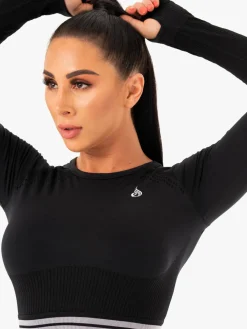 Women Ryderwear Tops|Womens Seamless | Freetye eae ong eeve Crop