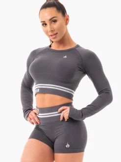 Women Ryderwear Tops|Womens Seamless | Freetye eae ong eeve Crop