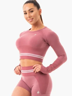 Women Ryderwear Tops|Womens Seamless | Freetye eae ong eeve Crop