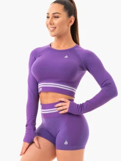 Women Ryderwear Tops|Womens Seamless | Freetye eae ong eeve Crop