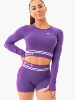 Women Ryderwear Tops|Womens Seamless | Freetye eae ong eeve Crop