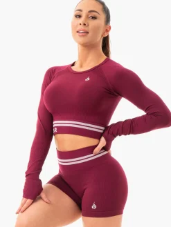 Women Ryderwear Tops|Womens Seamless | Freetye eae ong eeve Crop