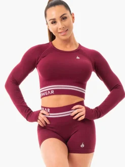Women Ryderwear Tops|Womens Seamless | Freetye eae ong eeve Crop