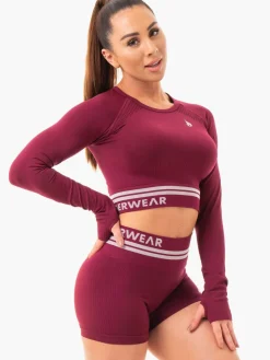 Women Ryderwear Tops|Womens Seamless | Freetye eae ong eeve Crop