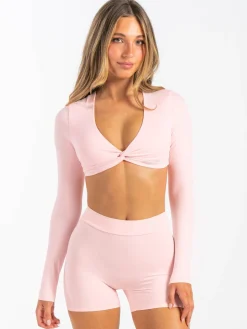 Women Ryderwear Nkd|Tops | NKD Knot ong eeve Top