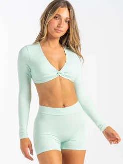 Women Ryderwear Nkd|Tops | NKD Knot ong eeve Top