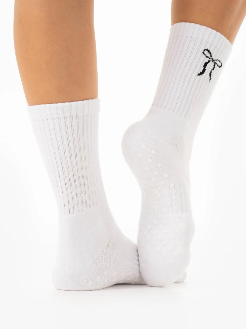 Women Ryderwear Socks|Socks | Pilates Bow Crew Socks
