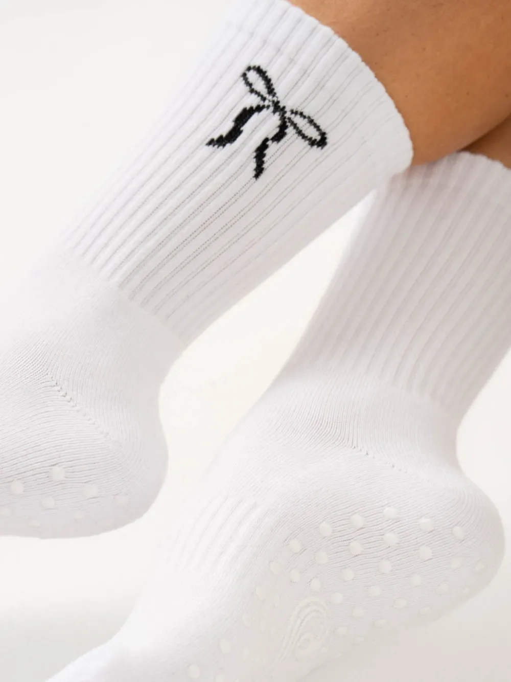 Women Ryderwear Socks|Socks | Pilates Bow Crew Socks