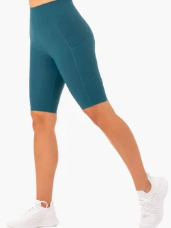 Women Ryderwear Gym Shorts | Reet High Waited Pocket Bike hort