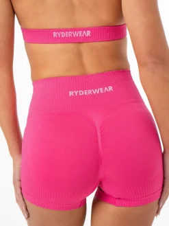 Women Ryderwear Gym Shorts|Womens Seamless | Rib crunch eae hort