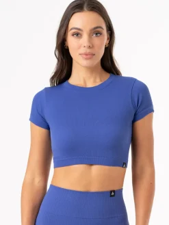 Women Ryderwear Tops|Womens Seamless | Rib eae T-hirt