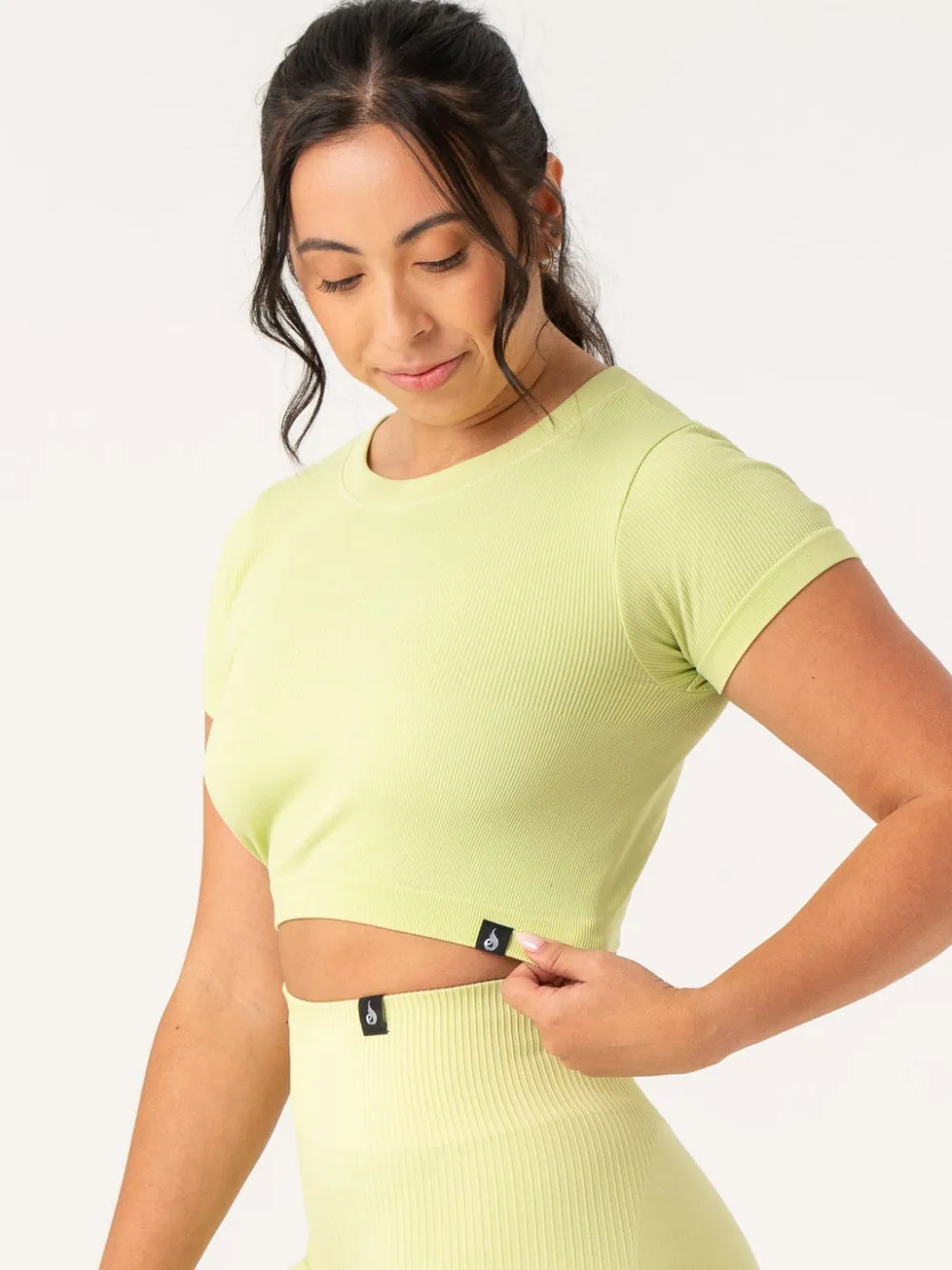 Women Ryderwear Tops|Womens Seamless | Rib eae T-hirt