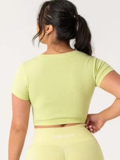 Women Ryderwear Tops|Womens Seamless | Rib eae T-hirt