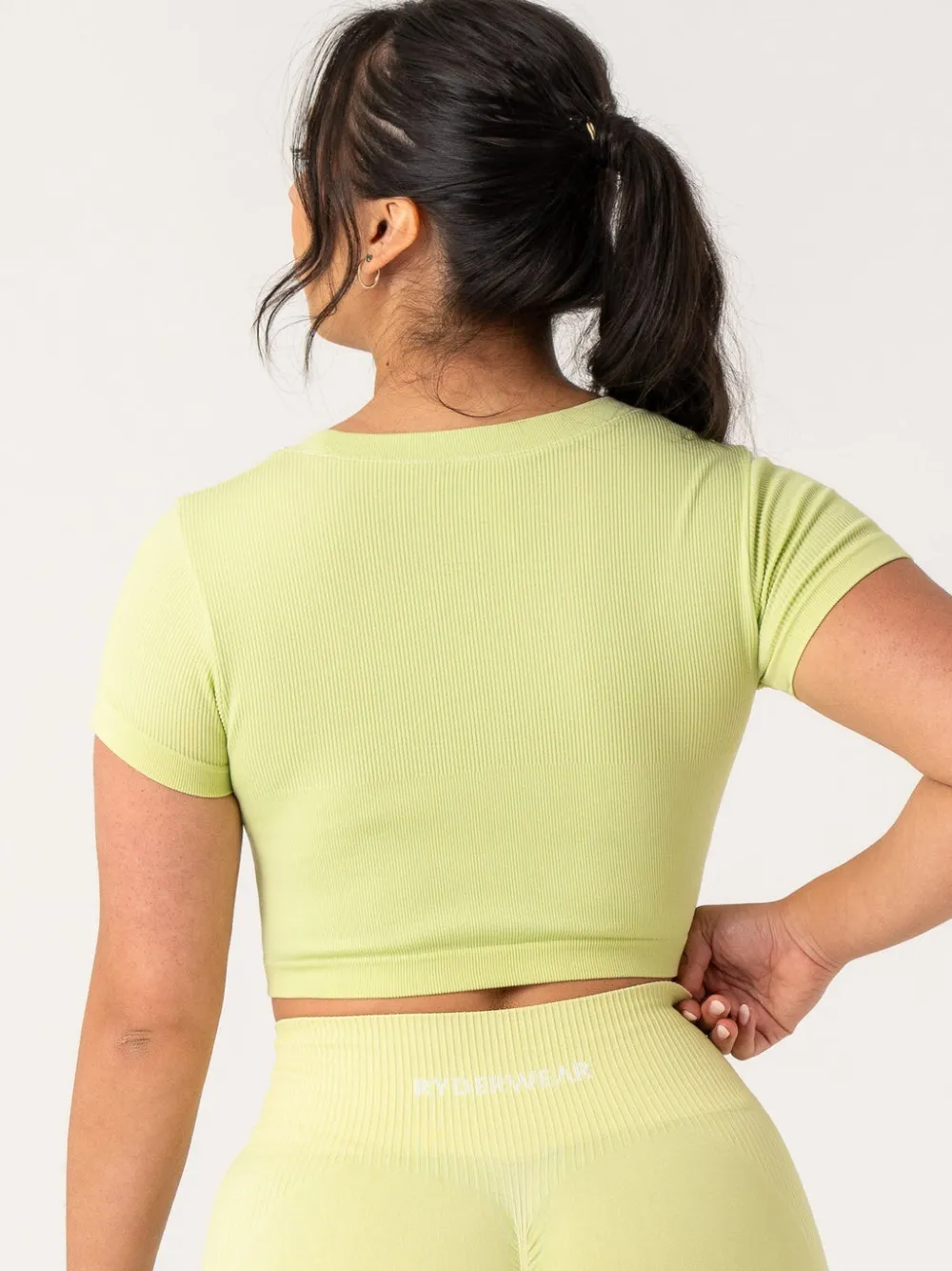 Women Ryderwear Tops|Womens Seamless | Rib eae T-hirt