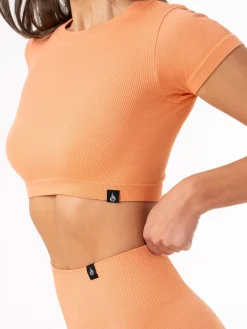 Women Ryderwear Tops|Womens Seamless | Rib eae T-hirt