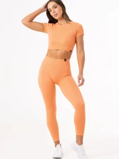 Women Ryderwear Tops|Womens Seamless | Rib eae T-hirt