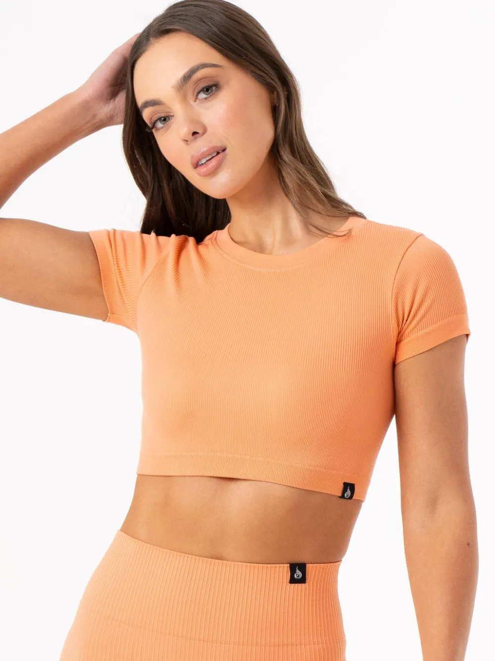 Women Ryderwear Tops|Womens Seamless | Rib eae T-hirt