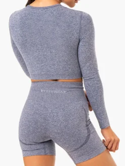 Women Ryderwear Tops|Womens Seamless | tape eae ong eeve Top