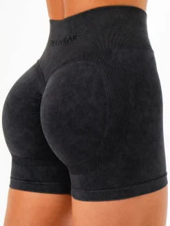 Women Ryderwear Gym Shorts|Stonewash Seamless | tonewah crunch eae hort