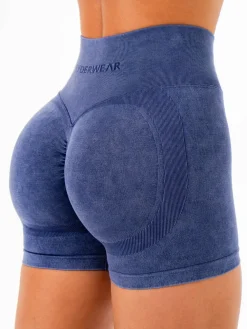 Women Ryderwear Gym Shorts|Stonewash Seamless | tonewah crunch eae hort