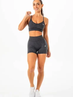 Women Ryderwear Gym Shorts|Stonewash Seamless | tonewah crunch eae hort