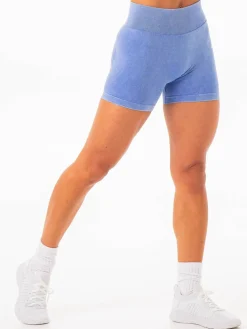 Women Ryderwear Gym Shorts|Stonewash Seamless | tonewah crunch eae hort