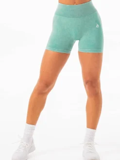 Women Ryderwear Gym Shorts|Stonewash Seamless | tonewah crunch eae hort