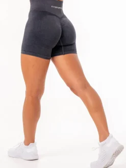 Women Ryderwear Gym Shorts|Stonewash Seamless | tonewah crunch eae hort