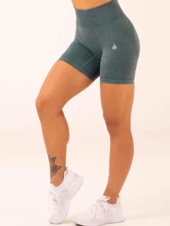 Women Ryderwear Gym Shorts|Stonewash Seamless | tonewah crunch eae hort