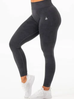 Women Ryderwear Leggings|Stonewash Seamless | tonewah eae V Back egging