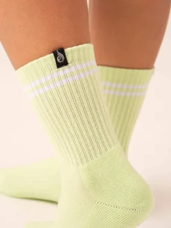 Women Ryderwear Socks|Socks | Stripe Crew Socks